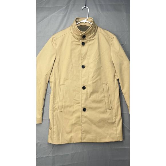 Strellson Finchley Summer Short Coat Beige Sz 52 Finest Cotton Stretch Quiet Lux - Picture 8 of 16